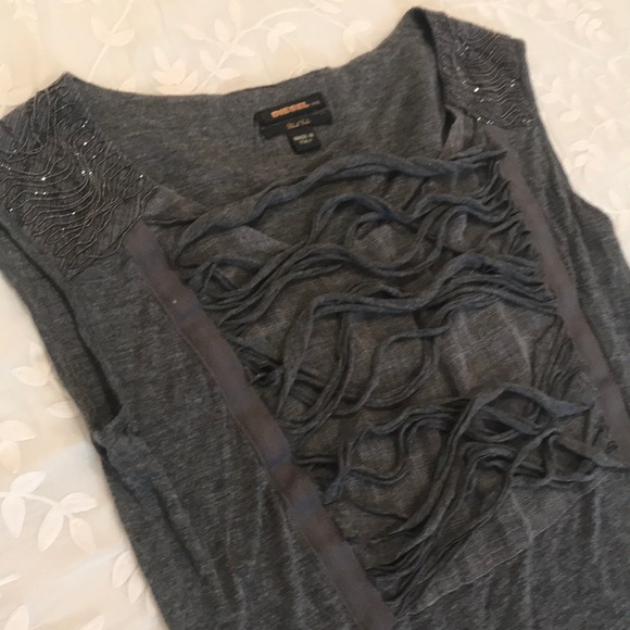 Charcoal Gray Diesel Black Gold Mini Dress - Picture 7 of 16